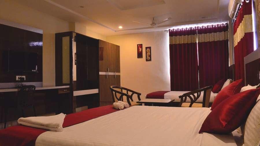 Hotel Olympia Inn Hyderabad Bagian luar foto